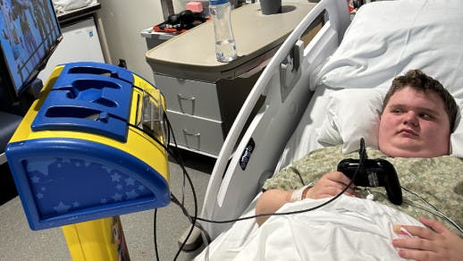Patrick Builds Resilience After Spinal Surgery, Thanks to Starlight Gaming