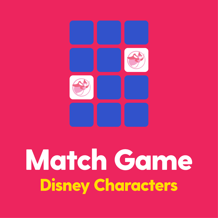Cover of Match Game: Disney Characters