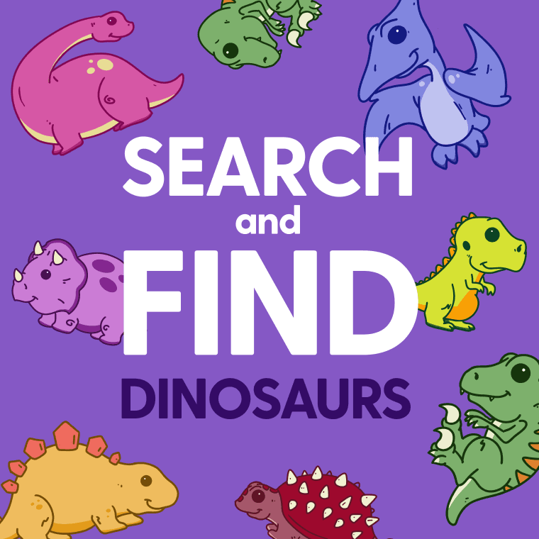 Cover of Search and Find: Dinosaurs