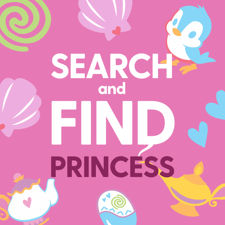 Cover of Search and Find: Princess
