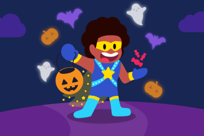 Captain Starlight Celebrates Halloween