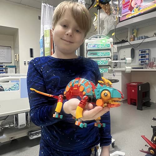 Jameson with LEGO_Toys encourage creativity