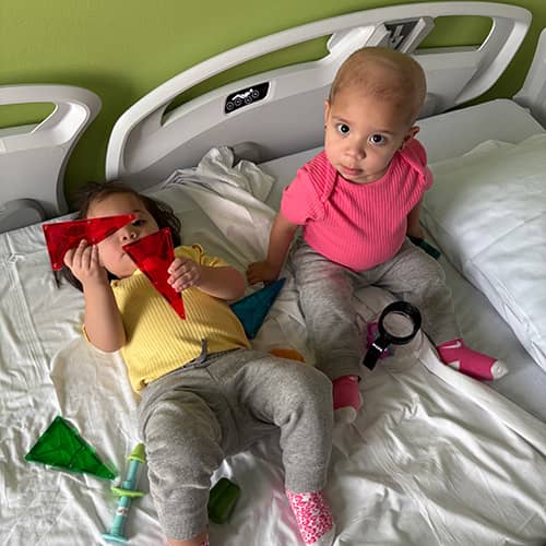 Arcelia with sister_benefits of creative play