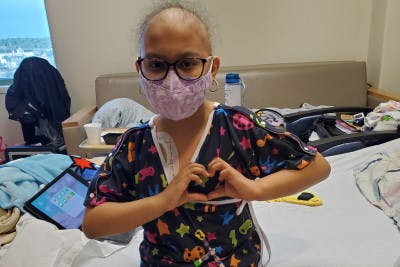Child in Starlight Hospital Gown