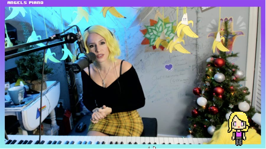 Angels Piano during 12 Days of Streaming