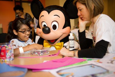 LA Childrens Hospital Mickey Visit
