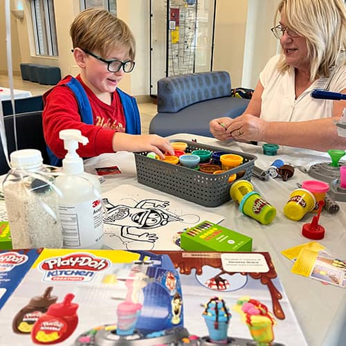 Patient with Play-Doh 1x1