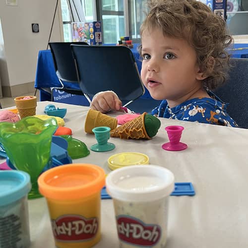 Patient with PlayDoh_Emotional Development