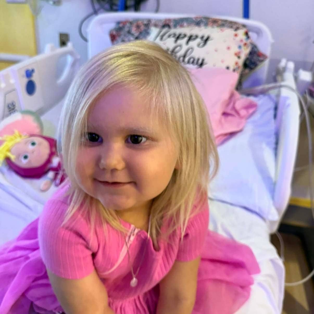 Nora Happy in the Hospital